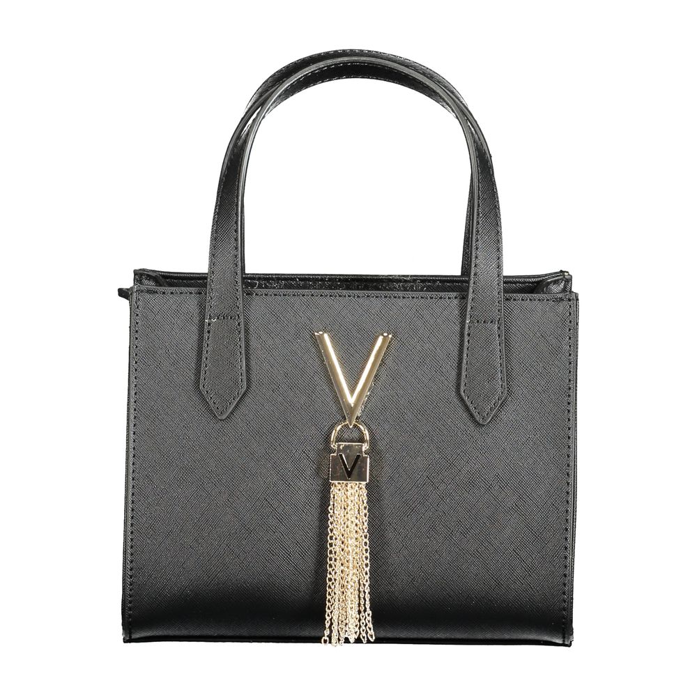 Mario Valentino "Nero Polyurethane Women Handbag"