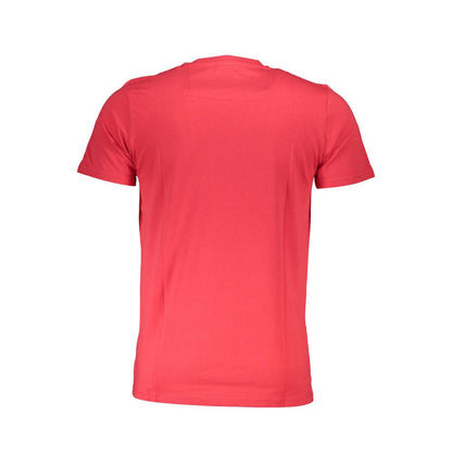 Cavalli Class Rosso Cotton Mens T-Shirt