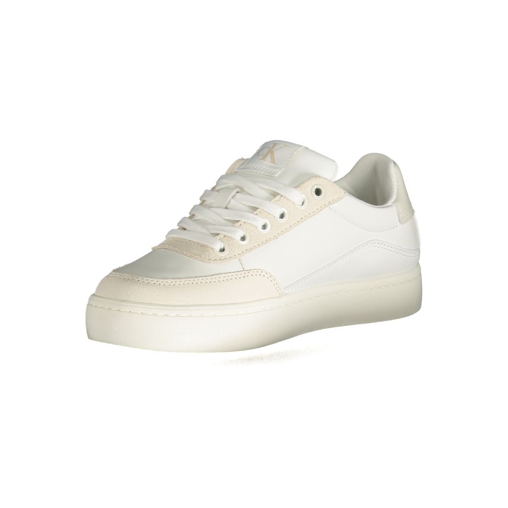 Calvin Klein Bianco Polyurethane Women Sneaker
