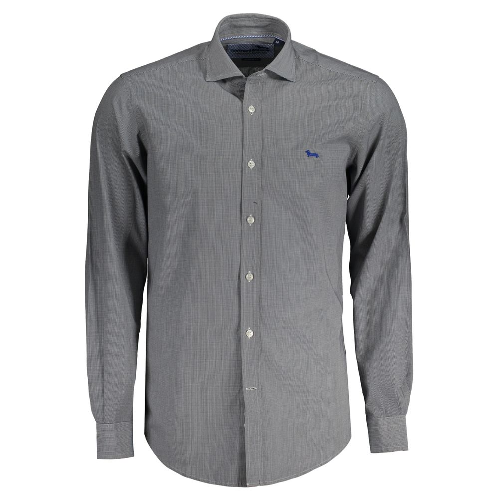 Harmont & Blaine Blue Cotton Dress Shirt Harmont & Blaine