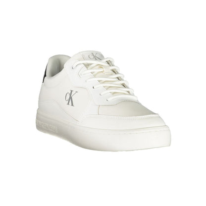 Calvin Klein Bianco Polyurethane Men Sneaker