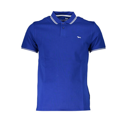 Harmont & Blaine Blue Cotton Polo Shirt Harmont & Blaine