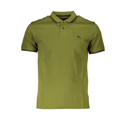 Harmont & Blaine Verde Cotton Mens Polo