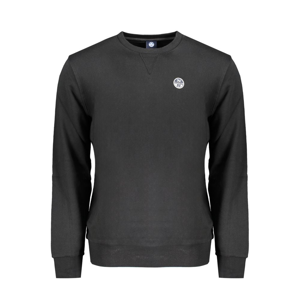 North Sails Black Cotton Men's Sweatshirt