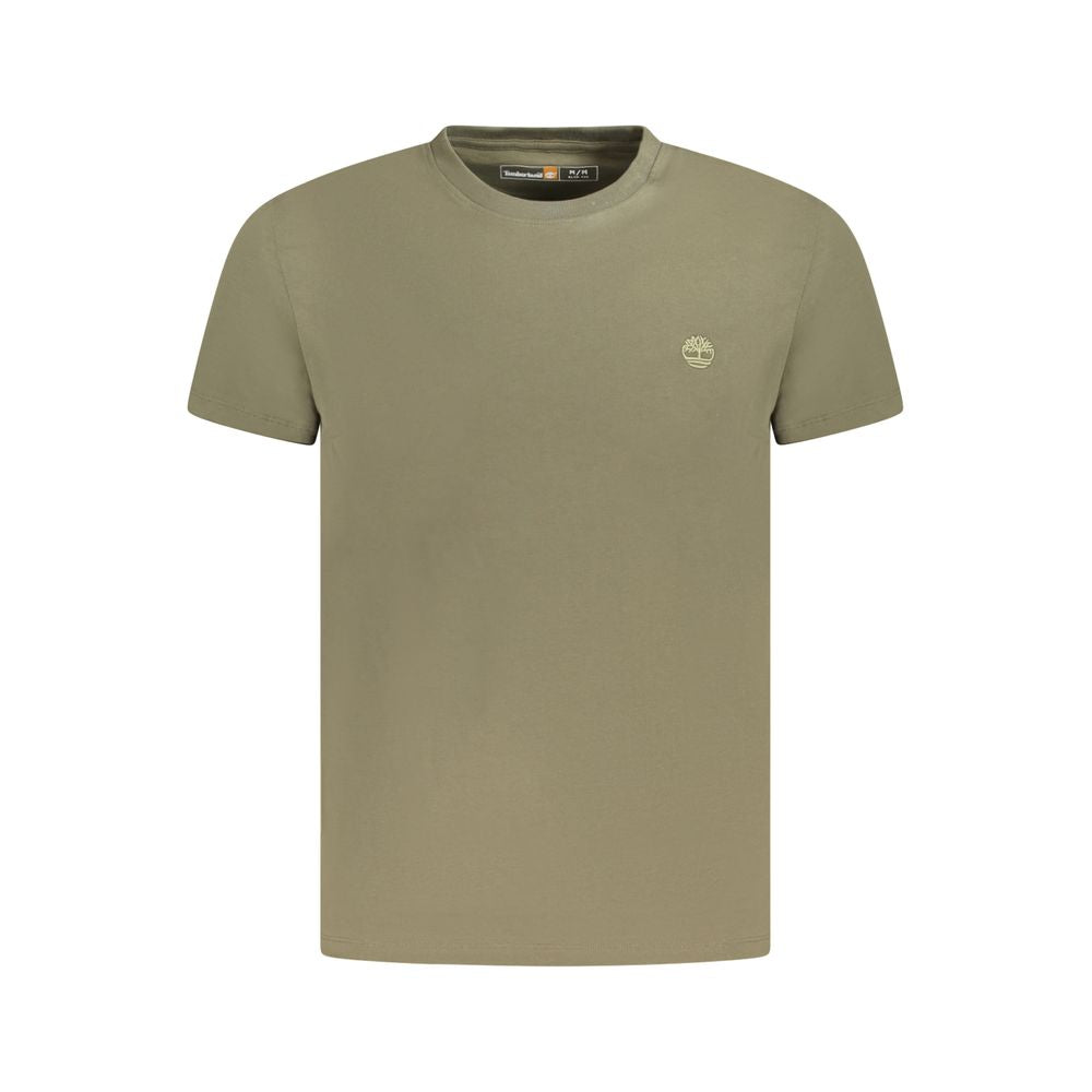 Timberland Verde Cotton Men T-Shirt