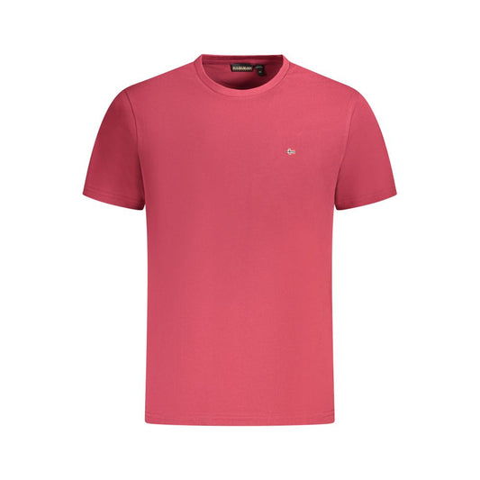 Napapijri Rosso Cotton Men's T-Shirt