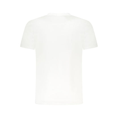 Cavalli Class Bianco Cotton Men T-Shirt