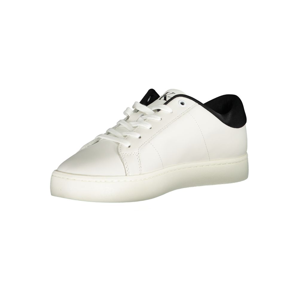 Calvin Klein Bianco Polyurethane Men Sneaker