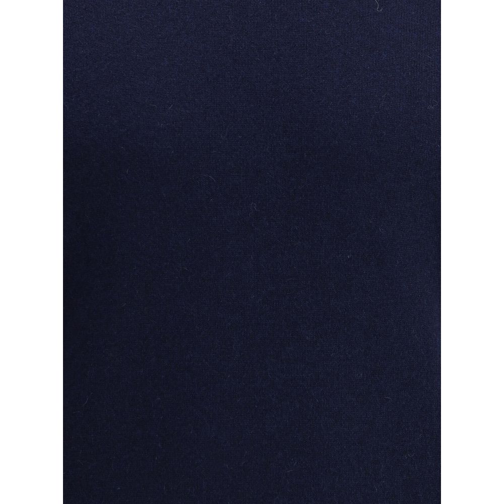 Brunello Cucinelli Blue Cashmere Sweater