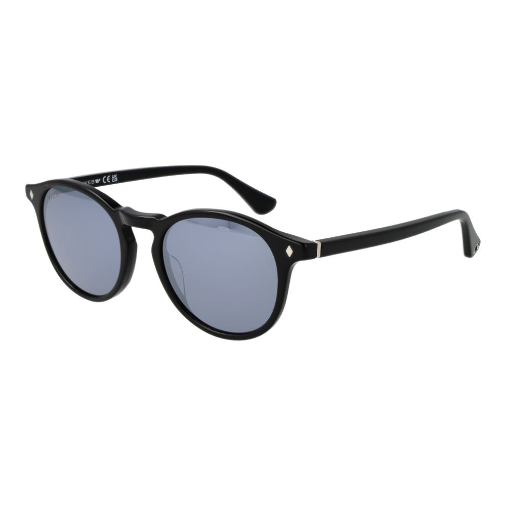 Web Black Acetate Sunglasses
