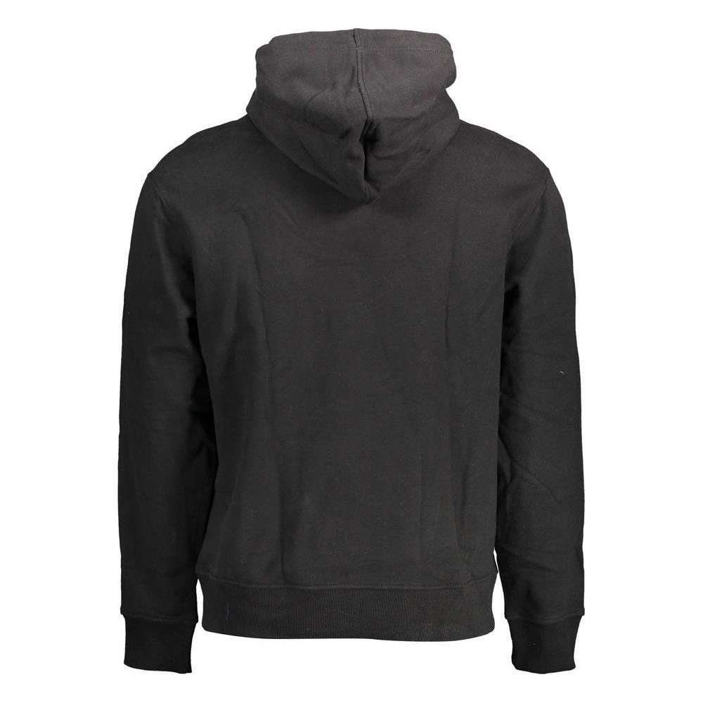 Calvin Klein Black Cotton Men Sweatshirt
