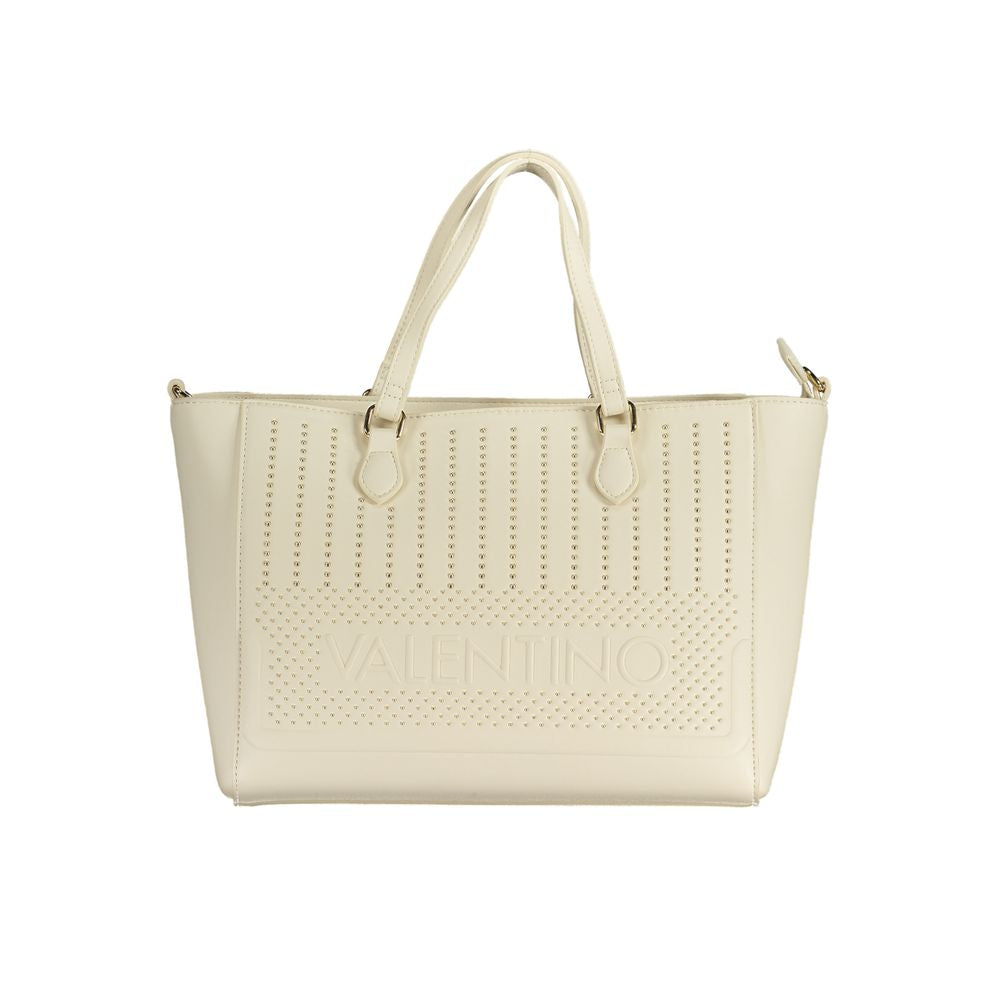 Mario Valentino White Polyurethane Women Handbag