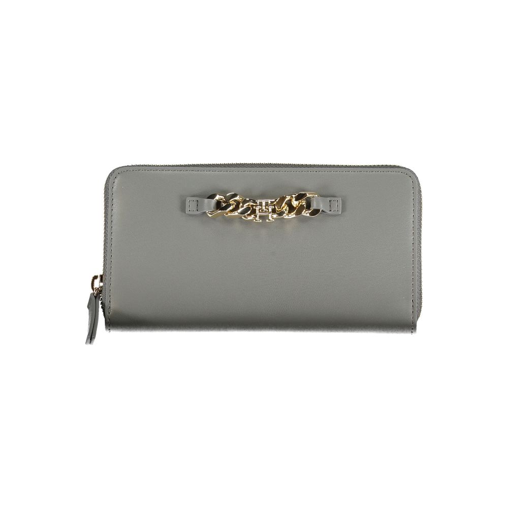 Tommy Hilfiger Grigio Poliuretano Women Wallet