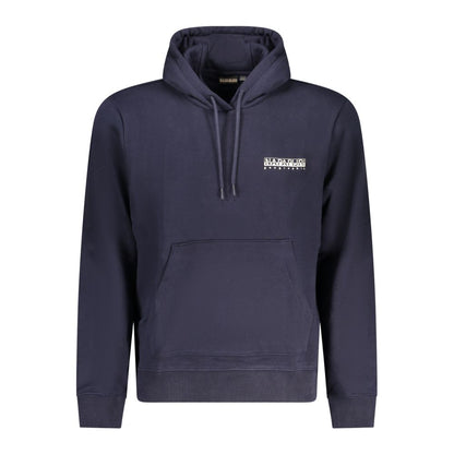 Napapijri Blue Cotton Men's Hoodie
