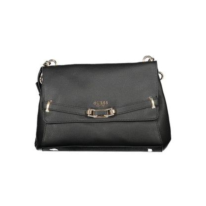 Guess Jeans Black Polyurethane Women's Handbag 1728,67403481248,Bags,Black,Guess Jeans,Handbags - Bags,New with tags,Women