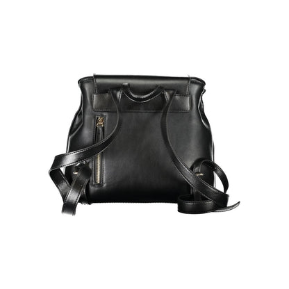 Mario Valentino Black Polyurethane Women's Backpack