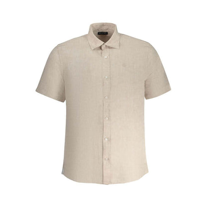 North Sails Beige Linen Men's Shirt