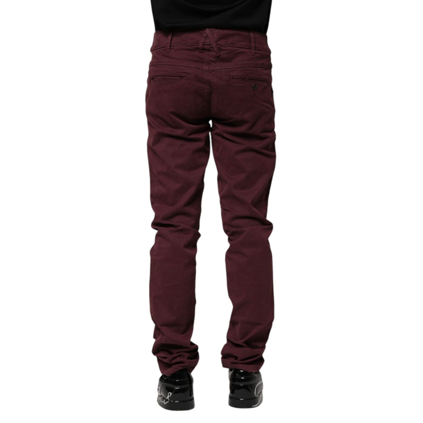 CYCLE Maroon Cotton Stretch Skinny Fit Men Denim Jeans CYCLE