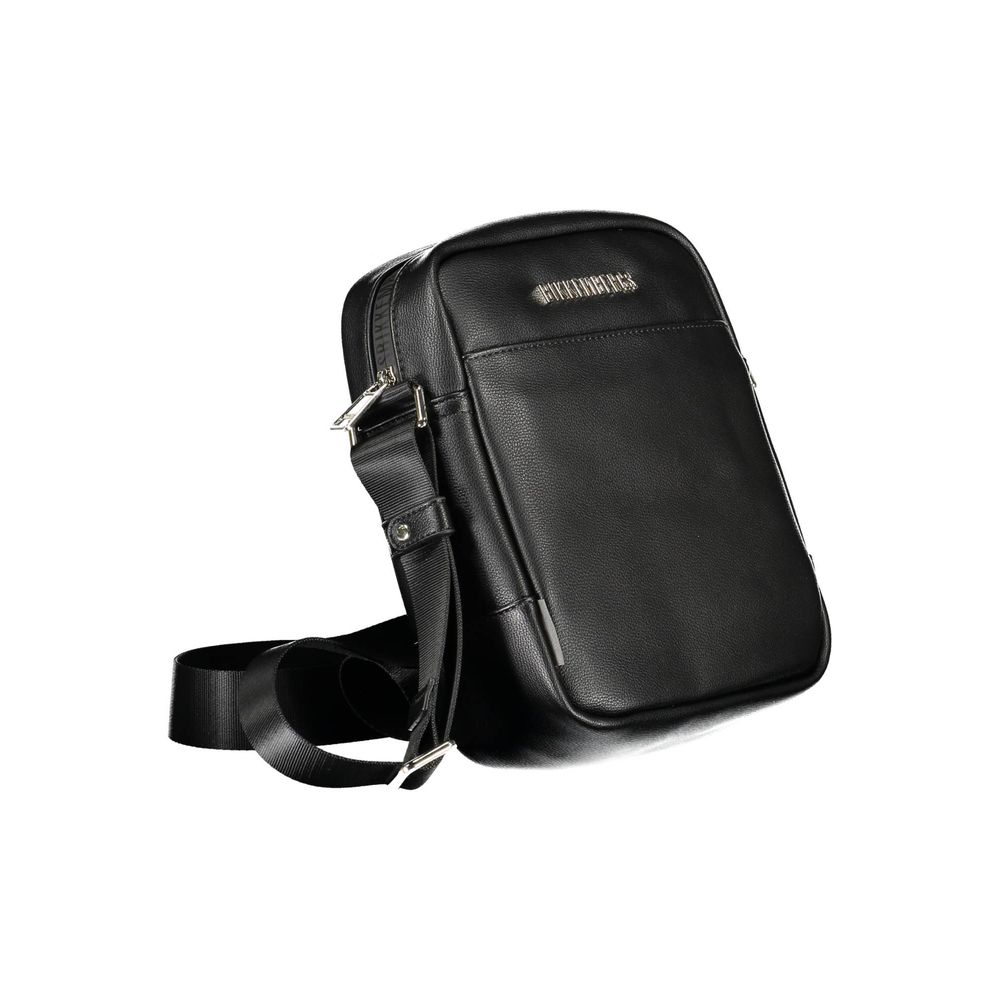 Bikkembergs Black Polyurethane Men's Shoulder Bag