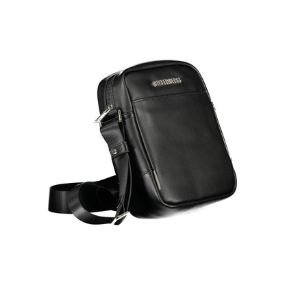 Bikkembergs Black Polyurethane Men's Shoulder Bag