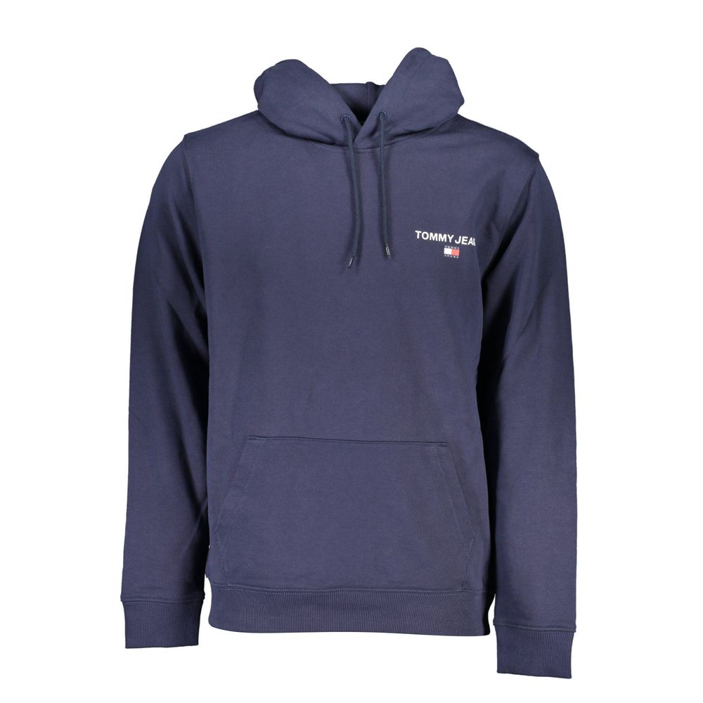Tommy Hilfiger Blue Cotton Men Hoodie