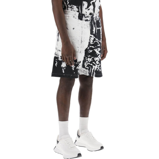 Alexander Mcqueen fold print sweat shorts Short trousers Alexander Mcqueen