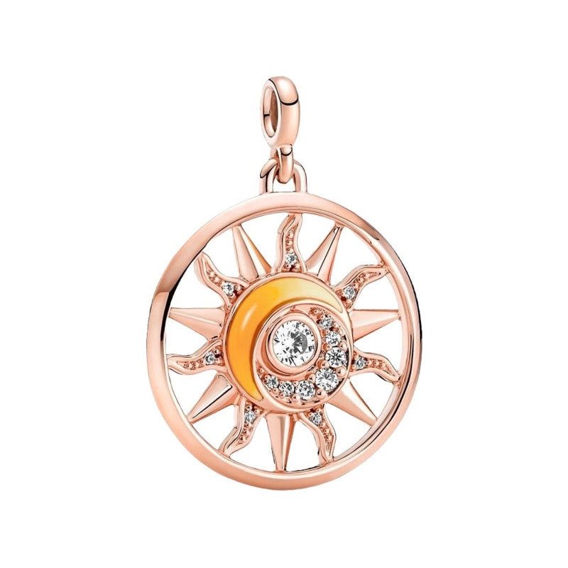 PANDORA CHARMS Mod.  SUN POWER MEDALLION DESIGNER FASHION JEWELLERY PANDORA