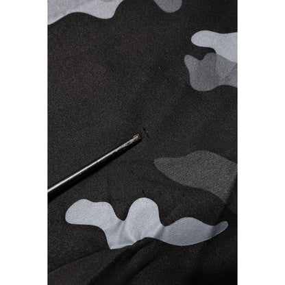 Dolce & Gabbana Black Camouflage Pullover Sweatshirt Sweater