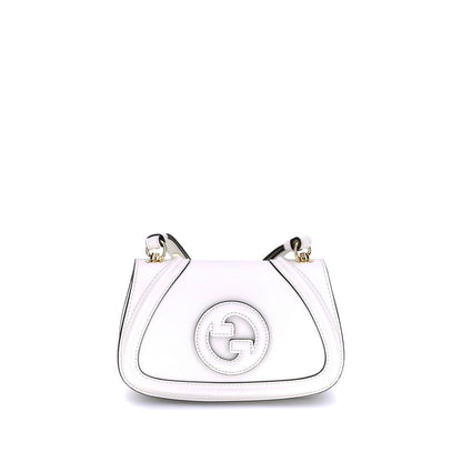 Gucci White Calf Leather Bos Taurus Handbag Gucci