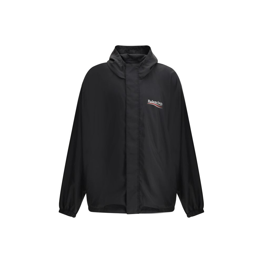Balenciaga Black Polyester Shell Jacket Balenciaga