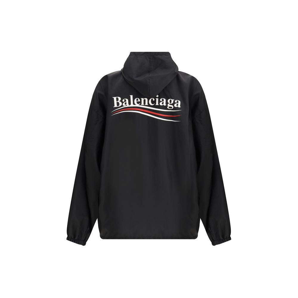 Balenciaga Black Polyester Shell Jacket Balenciaga