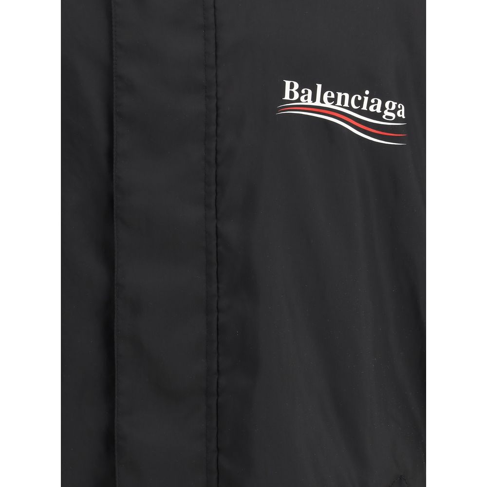 Balenciaga Black Polyester Shell Jacket Balenciaga