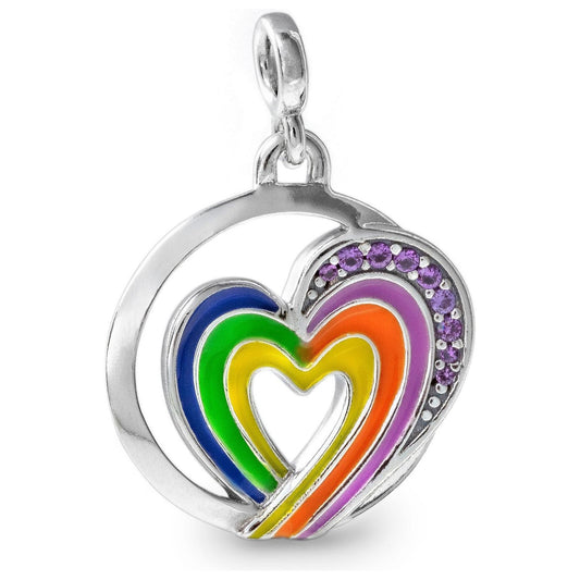 PANDORA CHARMS Mod. ME RAINBOW HEART OF FREEDOM DESIGNER FASHION JEWELLERY PANDORA