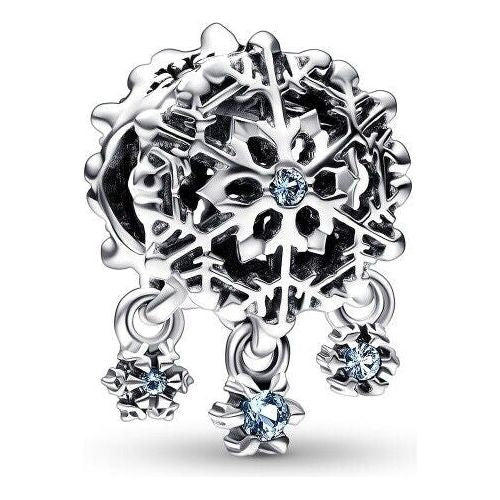 PANDORA CHARMS Mod. ICY SNOWFLAKE DESIGNER FASHION JEWELLERY PANDORA