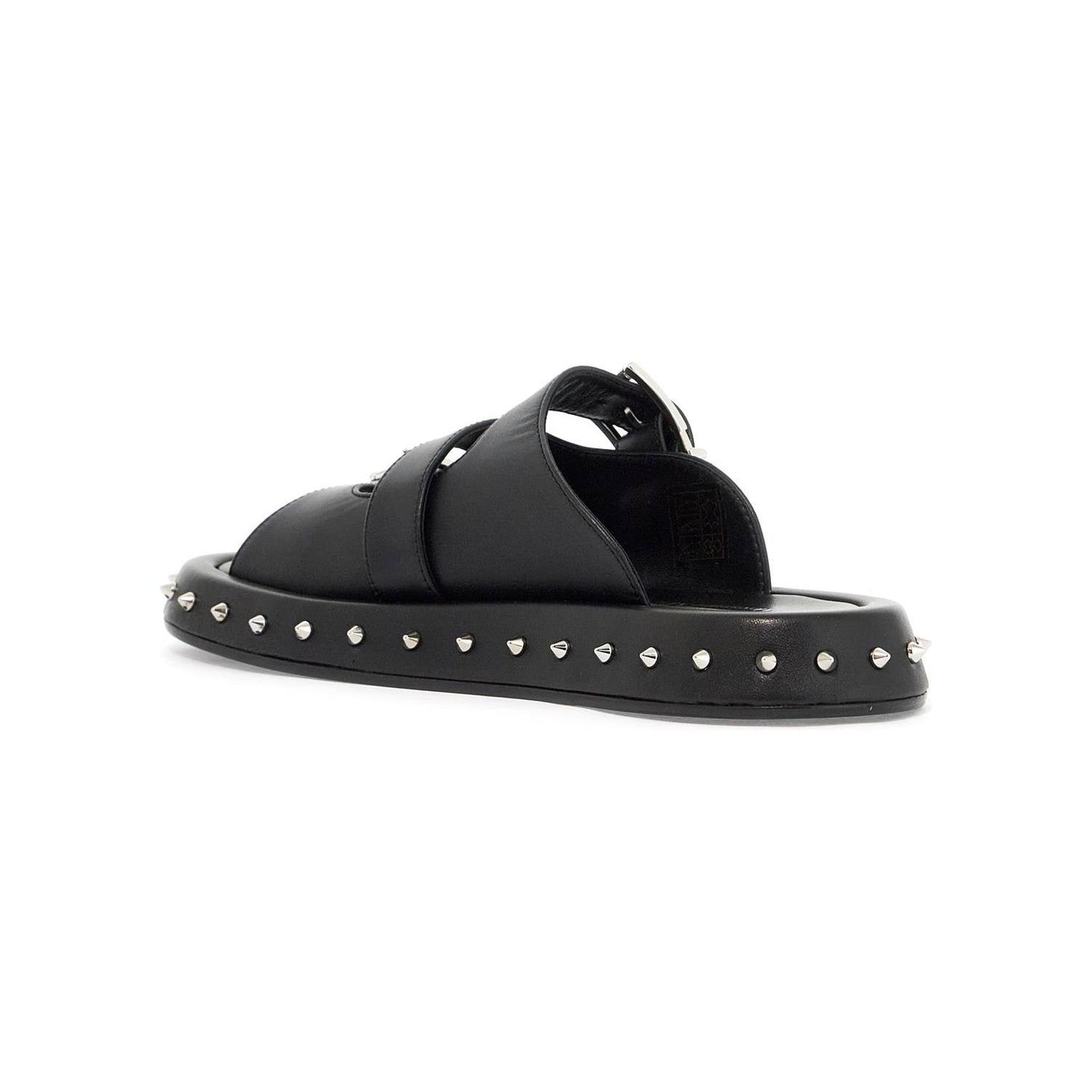 Alexander Mcqueen leather punk slides for ed Sandals Alexander Mcqueen