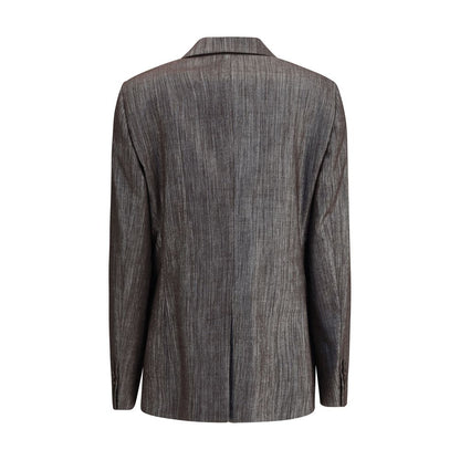 Brunello Cucinelli Bicolor Polyester Blazer