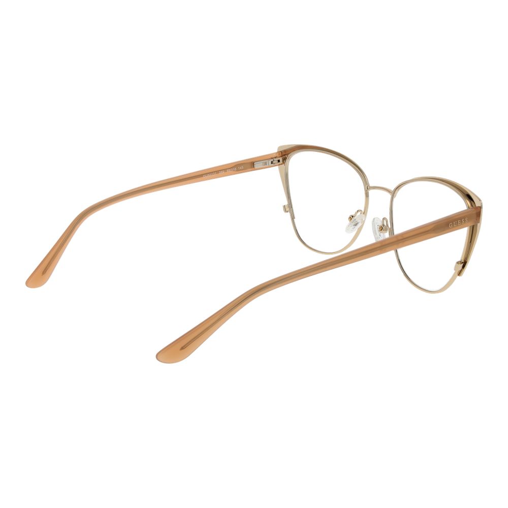 Guess Beige Metal Glasses (Frames)