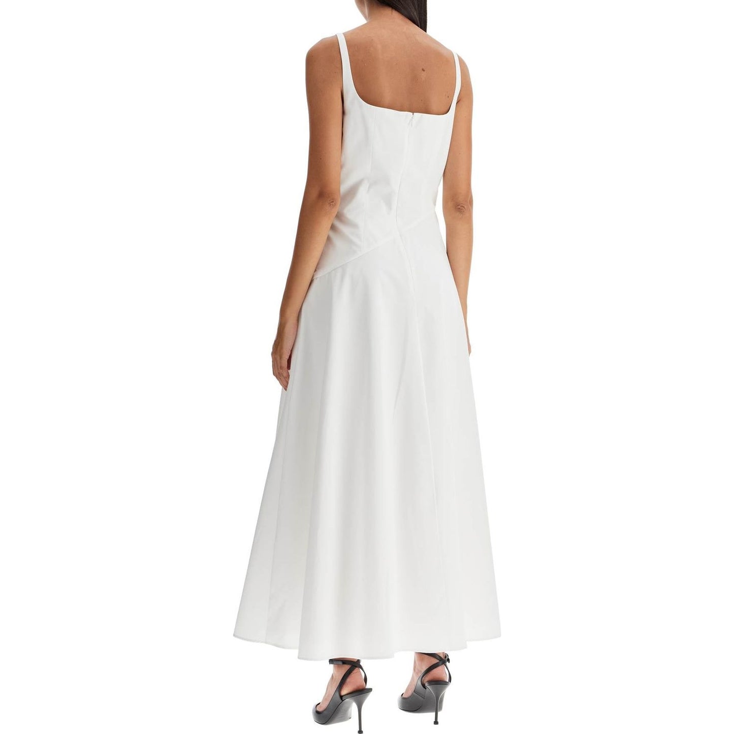 Alexander Mcqueen midi dress with sweetheart neckline Dresses Alexander Mcqueen