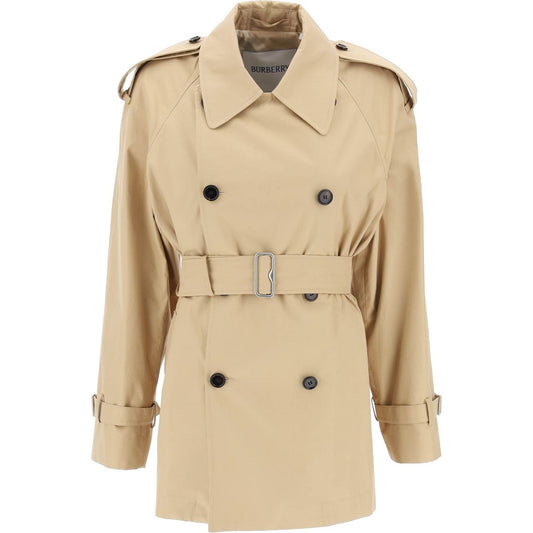 Burberry double-breasted midi trench coat Jackets Burberry