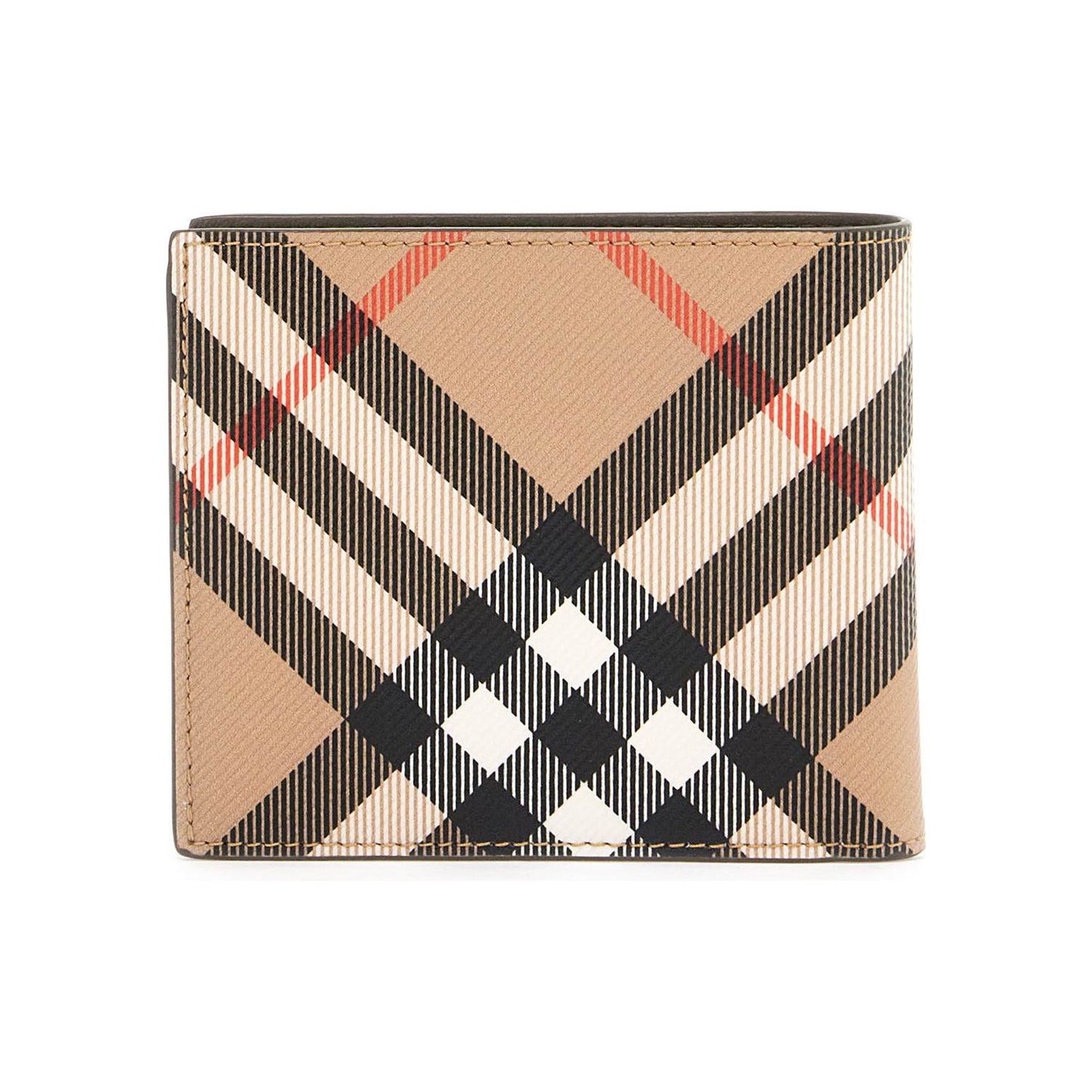 Burberry book wallet in coated canvas bi-fold design