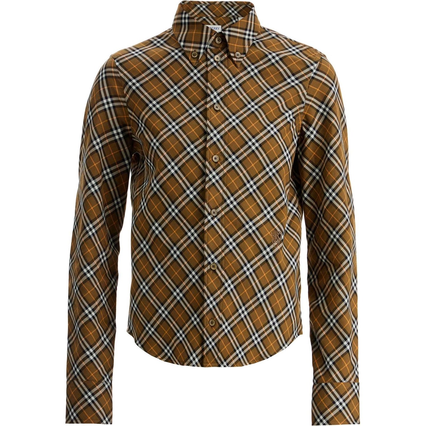 Burberry ered shirt with button-down collar Topwear Burberry