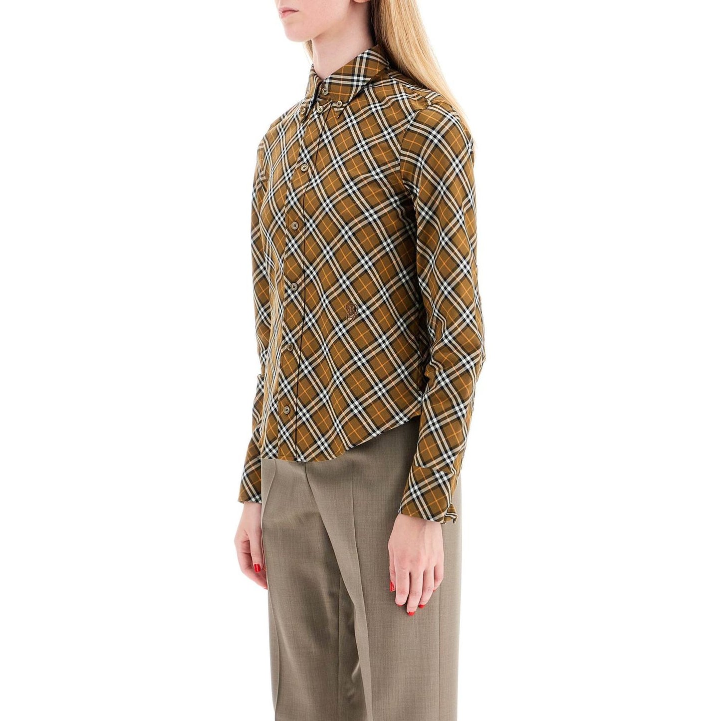 Burberry ered shirt with button-down collar Topwear Burberry