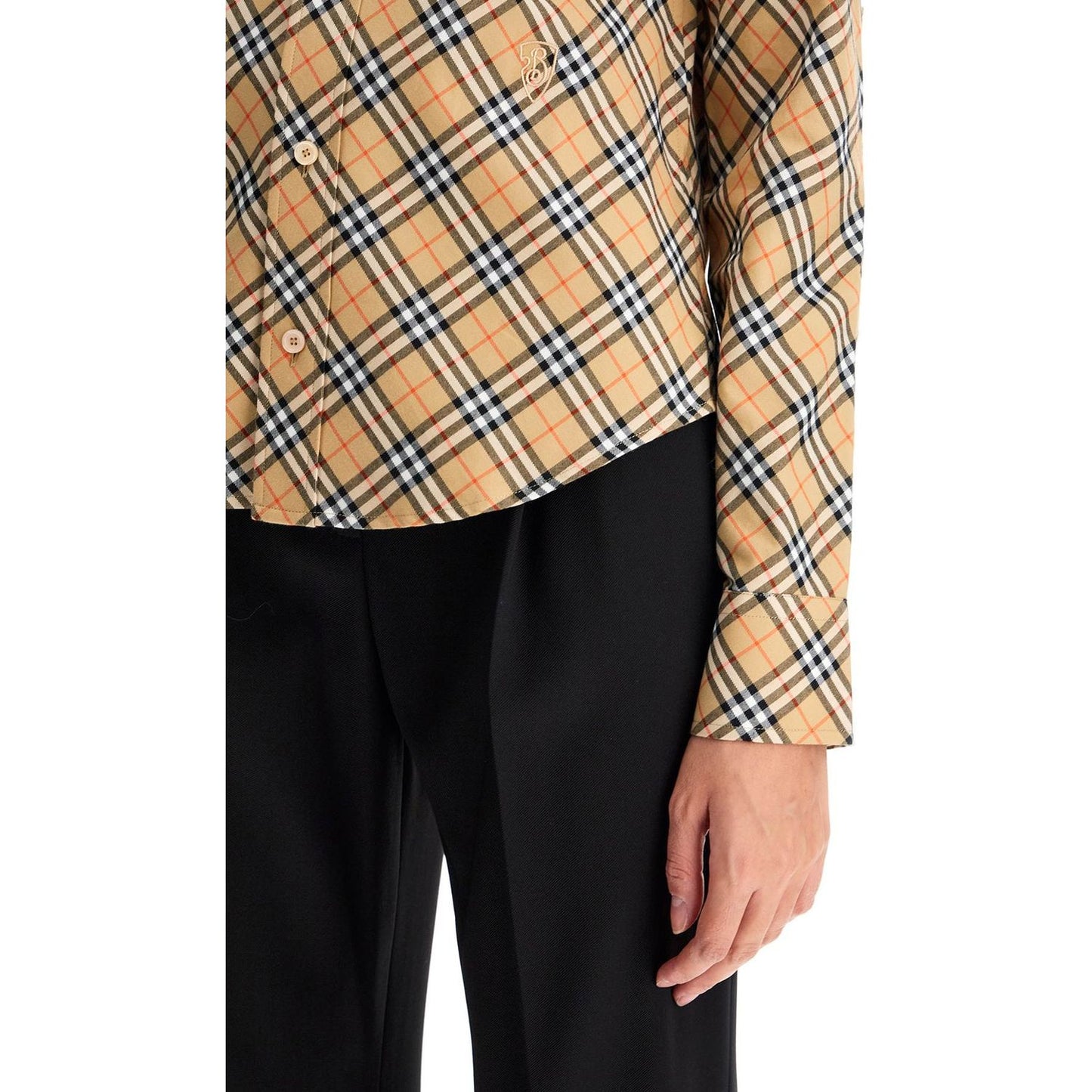 Burberry ered shirt with button-down Topwear Burberry