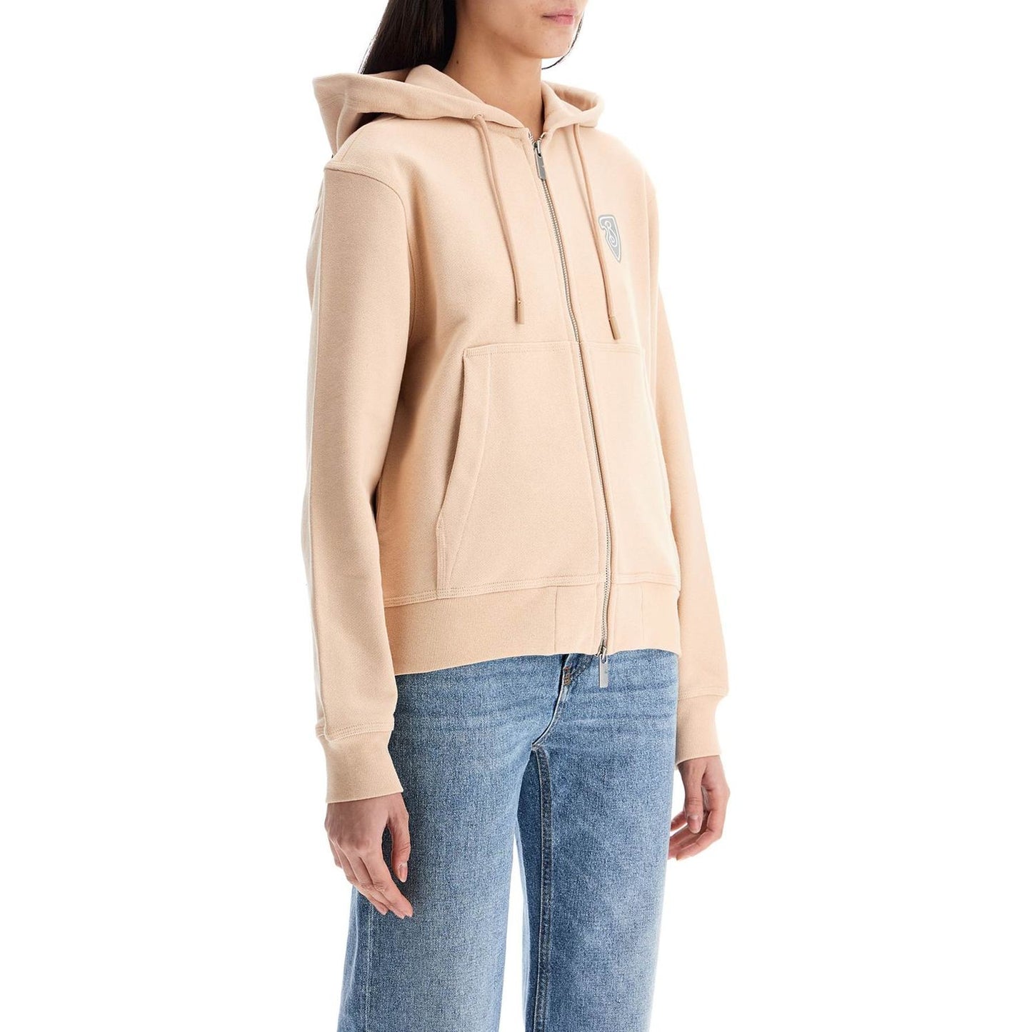 Burberry beige cotton hoodie with knight illustration Topwear Burberry