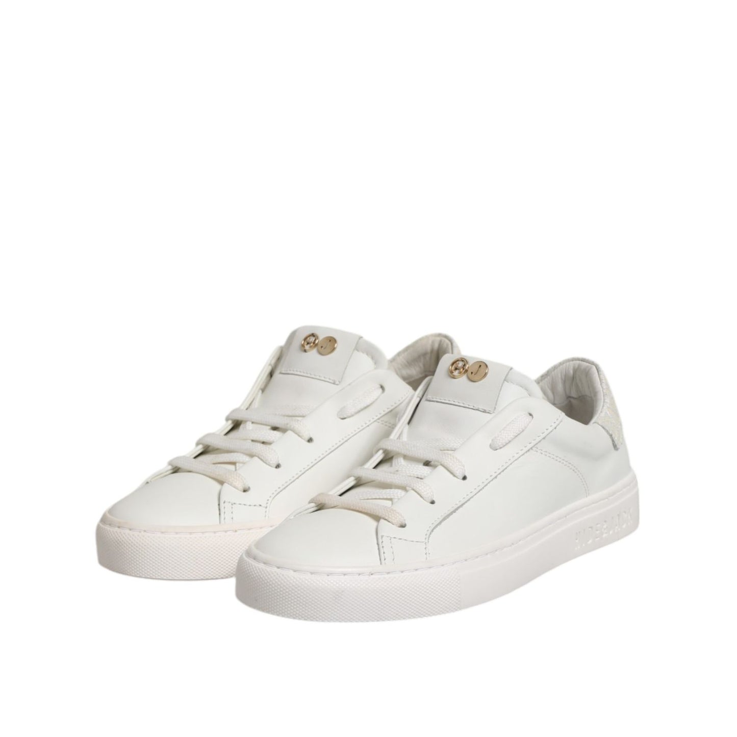 HIDE & JACK White Leather Low Top Lace Up Sneakers Shoes HIDE & JACK