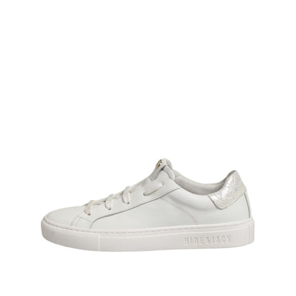 HIDE & JACK White Leather Low Top Lace Up Sneakers Shoes HIDE & JACK