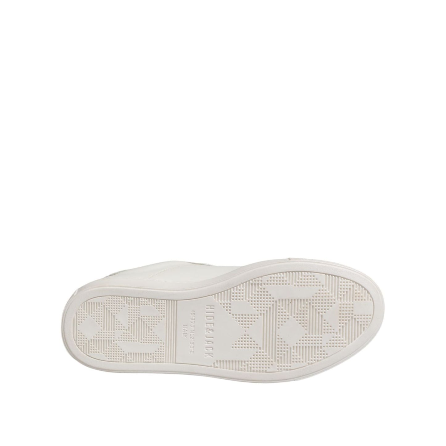 HIDE & JACK White Leather Low Top Lace Up Sneakers Shoes HIDE & JACK