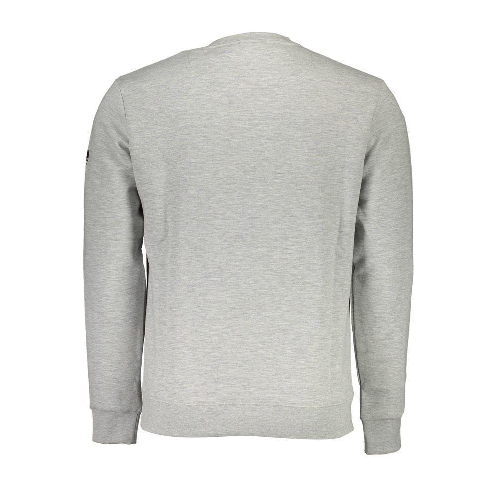 North Sails Grigio Cotton Men Sweatshirt