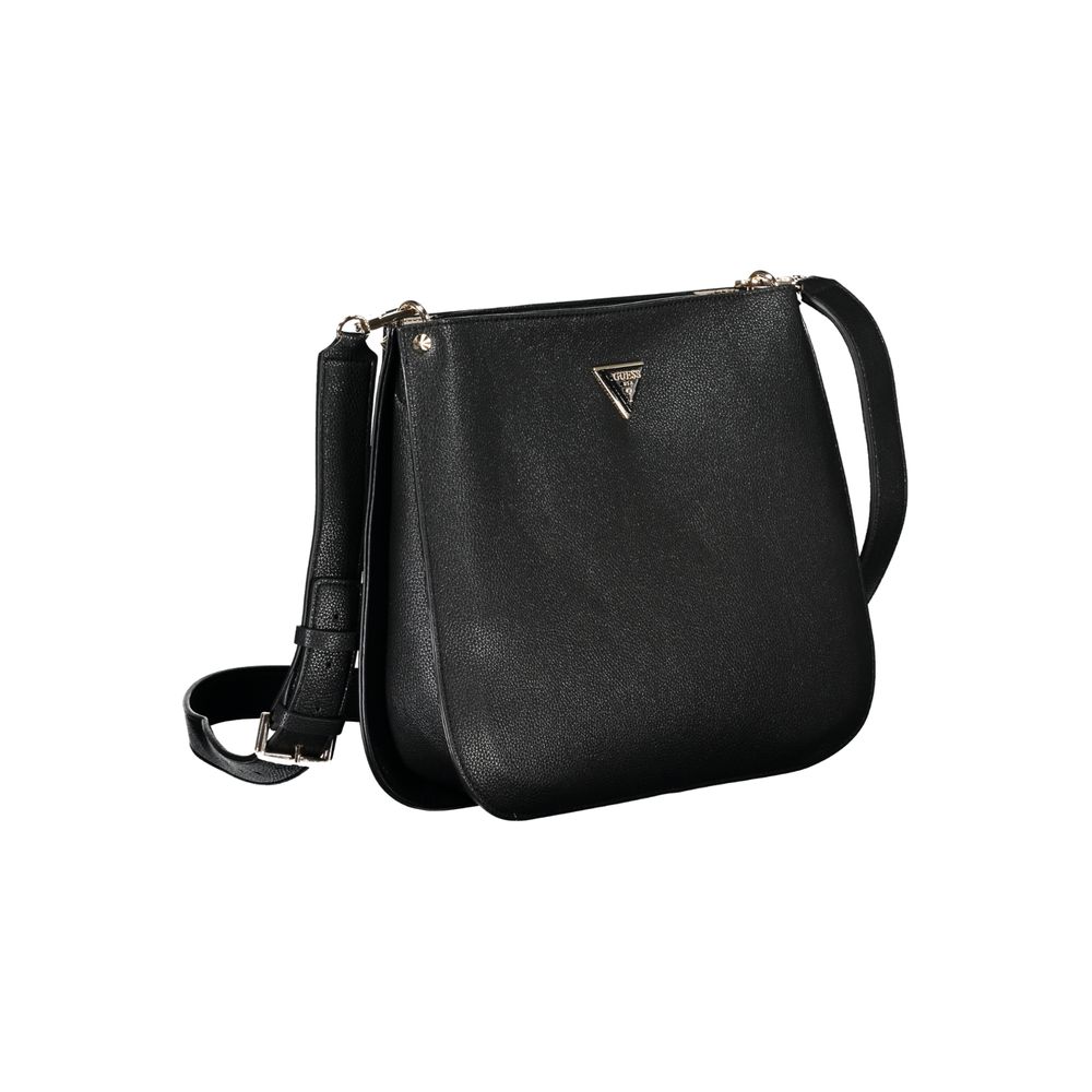 Guess Jeans Nero Poliuretano Women Handbag