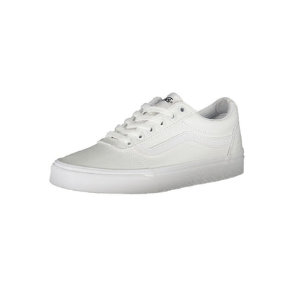 Vans White Polyester Athletic Sneakers Vans